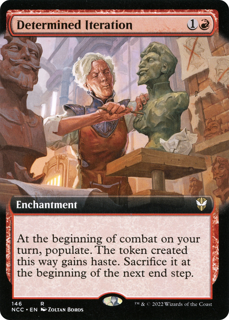 Determined Iteration (Extended Art) [Streets of New Capenna Commander]