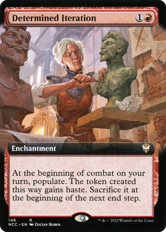 Determined Iteration (Extended Art) [Streets of New Capenna Commander]