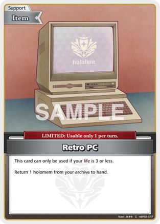 Retro PC (C) (hBP02-077) - SD12 Start Deck Oshi Advent