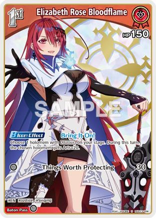 Elizabeth Rose Bloodflame (U) (hSD13-006) (hSD13-006) - SD13 Start Deck Oshi Justice