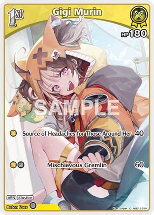 Gigi Murin (C) (hSD13-010) (hSD13-010) - SD13 Start Deck Oshi Justice