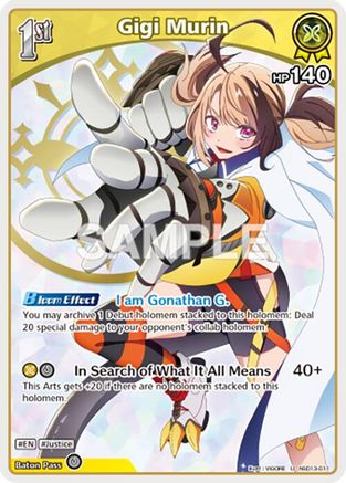 Gigi Murin (U) (hSD13-011) (hSD13-011) - SD13 Start Deck Oshi Justice
