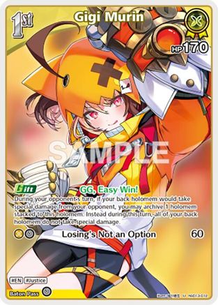 Gigi Murin (U) (hSD13-012) (hSD13-012) - SD13 Start Deck Oshi Justice
