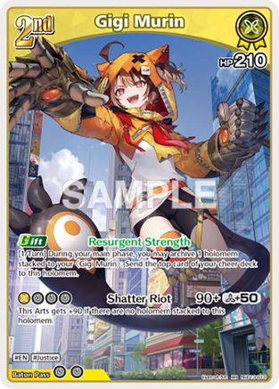 Gigi Murin (RR) (hSD13-013) - SD13 Start Deck Oshi Justice Foil