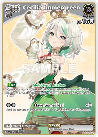 Cecilia Immergreen (C) (hSD13-014) - SD13 Start Deck Oshi Justice