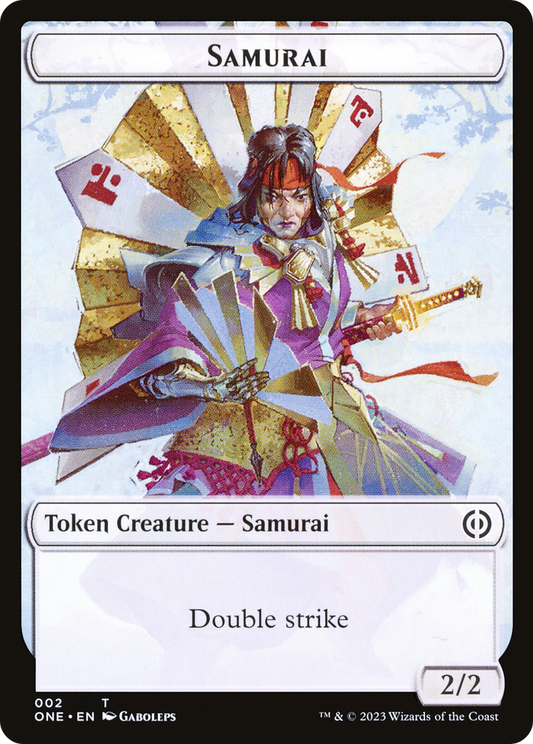 Samurai (TONE-002) - Phyrexia: All Will Be One Tokens Foil