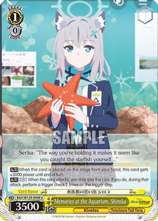 Memories at the Aquarium, Shiroko (BAV/W129-E008) - Blue Archive The Animation