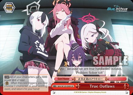 True Outlaws (BAV/W129-E069) - Blue Archive The Animation