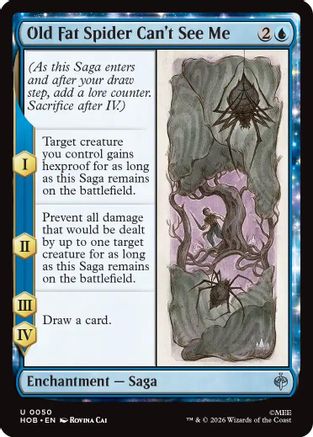 Old Fat Spider Can't See Me (HOB-050) - The Hobbit Foil