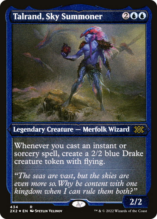 Talrand, Sky Summoner (Foil Etched) [Double Masters 2022]