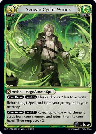 Aenean Cyclic Winds (172) - asphodelparadise Foil