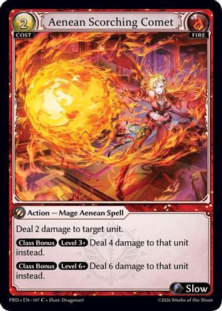 Aenean Scorching Comet (107) - asphodelparadise Foil