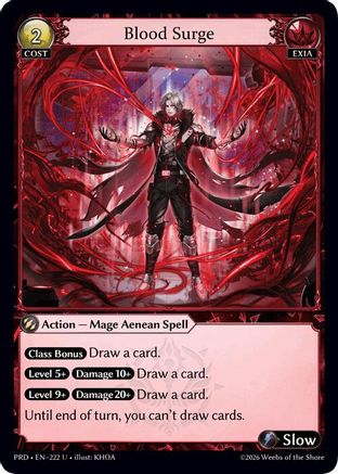 Blood Surge (222) - asphodelparadise Foil