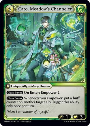 Cato, Meadow's Channeler (183) - asphodelparadise Foil