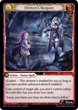 Demon's Bargain (112) - asphodelparadise Foil