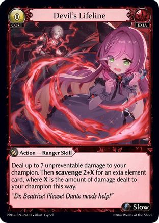 Devil's Lifeline (224) - asphodelparadise Foil