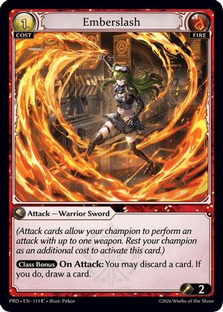 Emberslash (113) - asphodelparadise Foil