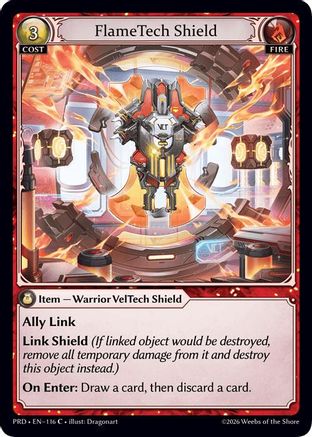 FlameTech Shield (116) - asphodelparadise