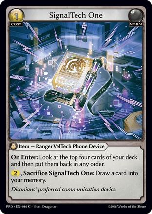SignalTech One (086) - asphodelparadise Foil