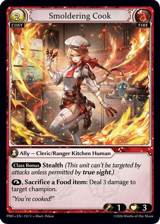 Smoldering Cook (133) - asphodelparadise