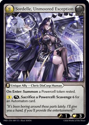 Sordelle, Unmoored Exception (089) - asphodelparadise Foil
