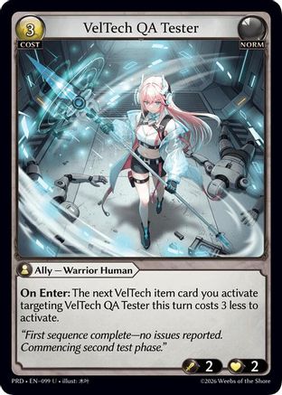 VelTech QA Tester (099) - asphodelparadise Foil
