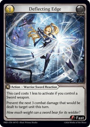 Deflecting Edge (Interference Curio Foil) (047) - asphodelparadise Foil