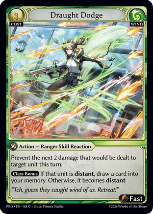 Draught Dodge (Interference Curio Foil) (188) - asphodelparadise Foil