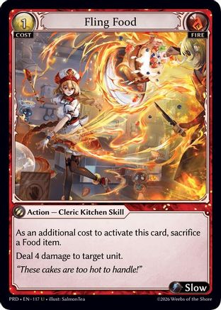 Fling Food (Interference Curio Foil) (117) - asphodelparadise Foil