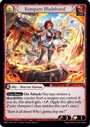 Rampant Bladehand (Interference Curio Foil) (129) - asphodelparadise Foil