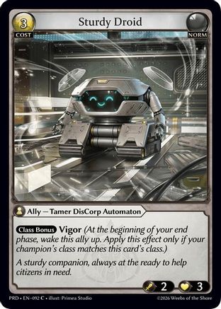 Sturdy Droid (Interference Curio Foil) (092) - asphodelparadise Foil