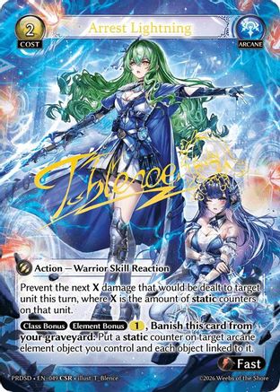 Arrest Lightning (CSR) (049) - asphodelparadise Starter Decks Foil