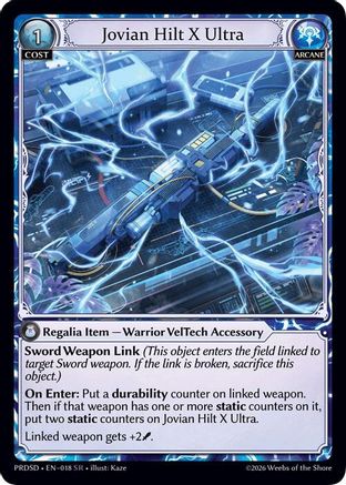 Jovian Hilt X Ultra (018) - asphodelparadise Starter Decks