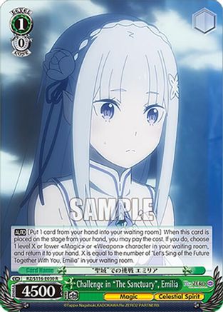 Challenge in "The Sanctuary", Emilia (RZ/S116-E030) - Re:ZERO -Starting Life in Another World- Vol.3