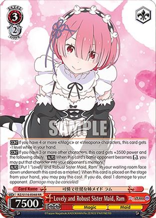 Lovely and Robust Sister Maid, Ram (RZ/S116-E048) - Re:ZERO -Starting Life in Another World- Vol.3