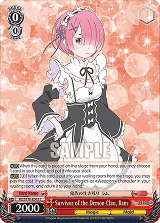 Survivor of the Demon Clan, Ram (RZ/S116-E063) - Re:ZERO -Starting Life in Another World- Vol.3
