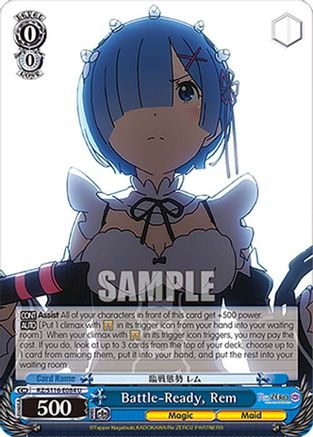Battle-Ready, Rem (RZ/S116-E084) - Re:ZERO -Starting Life in Another World- Vol.3