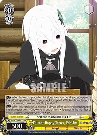 Distant Happy Times, Echidna (SR) (RZ/S116-E003S) - Re:ZERO -Starting Life in Another World- Vol.3