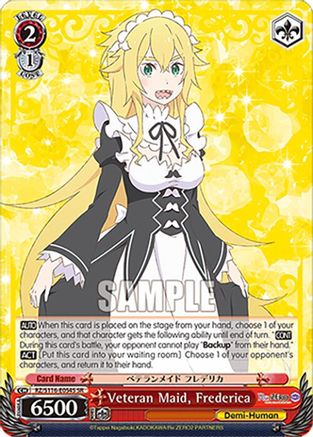Veteran Maid, Frederica (SR) (RZ/S116-E054S) - Re:ZERO -Starting Life in Another World- Vol.3