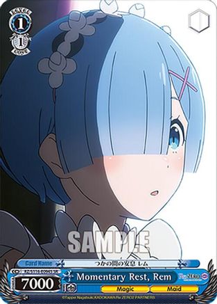 Momentary Rest, Rem (SR) (RZ/S116-E094S) - Re:ZERO -Starting Life in Another World- Vol.3