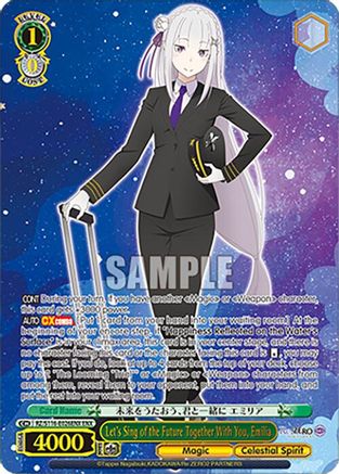 Let's Sing of the Future Together With You, Emilia (ENX) (RZ/S116-E026ENX) - Re:ZERO -Starting Life in Another World- Vol.3