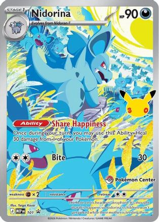 Nidorina 101  - Holofoil ME Mega Evolution Promo - Promo