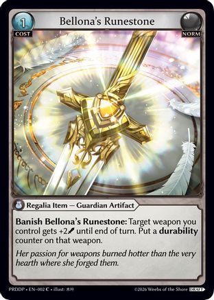 Bellona's Runestone (002) - asphodelparadise Draft Pack