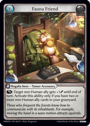 Fauna Friend (005) - asphodelparadise Draft Pack