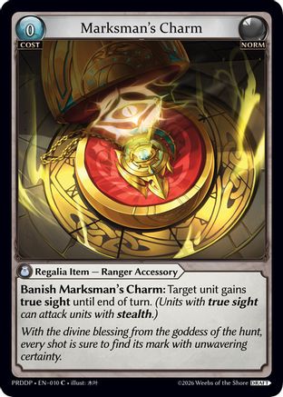 Marksman's Charm (010) - asphodelparadise Draft Pack