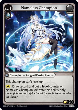 Nameless Champion (Ranger/Warrior) (001) - asphodelparadise Draft Pack