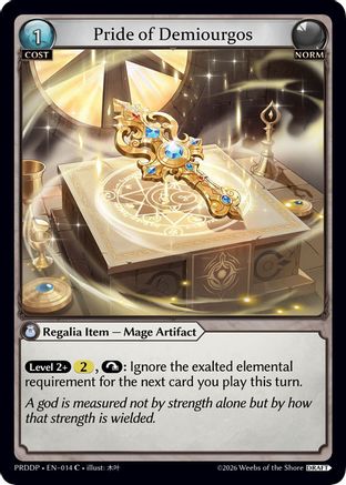 Pride of Demiourgos (014) - asphodelparadise Draft Pack