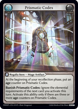 Prismatic Codex (015) - asphodelparadise Draft Pack