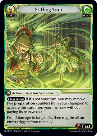 Stifling Trap (026) - asphodelparadise Event Pack Foil