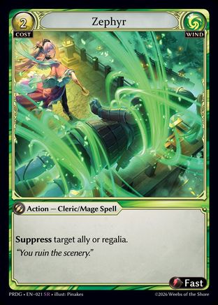 Zephyr (021) - asphodelparadise Grimoire Foil